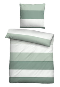biberna Baumwoll-Satin Bettwäsche 155x200 cm und 155x220 cm + 80x80 cm