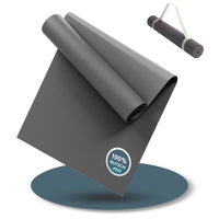 Yogamatte Gymnastikmatte 180x60 cm inkl. Tragegurt, rutschfeste Fitnessmatte