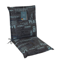 Polsterauflage Niedriglehner 1er Set, bequeme Sitzauflage für Gartenstühle, Stuhlkissen