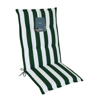 Hochlehnerauflage Gartenstuhl Auflage 1er Set FLORENCE, bequeme Sitzauflage für Gartenmöbel, Stuhlkissen