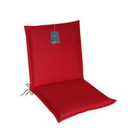 Niedriglehnerauflage 1er Set MALTA - Gartenstuhl Auflage, bequeme Sitzauflage für Gartenmöbel, Stuhlkissen