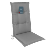 Hochlehnerauflage Gartenstuhl Auflage 1er Set FLORENCE, bequeme Sitzauflage für Gartenmöbel, Stuhlkissen