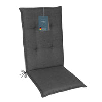 Hochlehnerauflage 1er Set FLORENCE TINO - Gartenstuhl Auflage, bequeme Sitzauflage für Gartenmöbel, Stuhlkissen