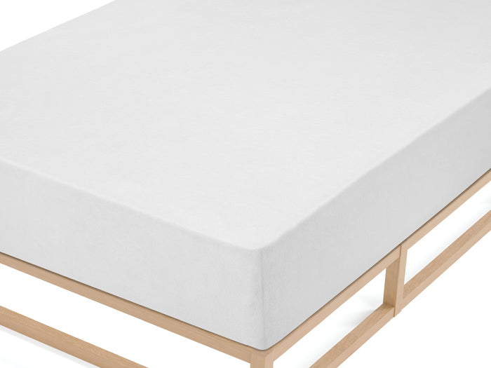 biberna Frottee-Stretch Spannbetttuch 90x190 cm - 100x200 cm