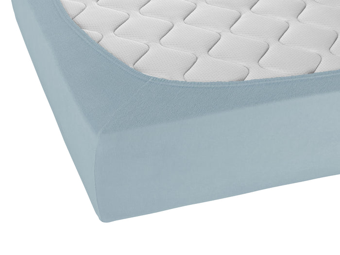 biberna Frottee-Stretch Spannbetttuch 90x190 cm - 100x200 cm