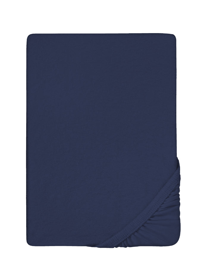 biberna Frottee-Stretch Spannbetttuch 90x190 cm - 100x200 cm