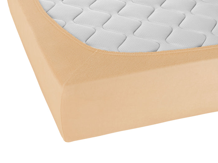 biberna Frottee-Stretch Spannbetttuch 180x200 cm - 200x200 cm