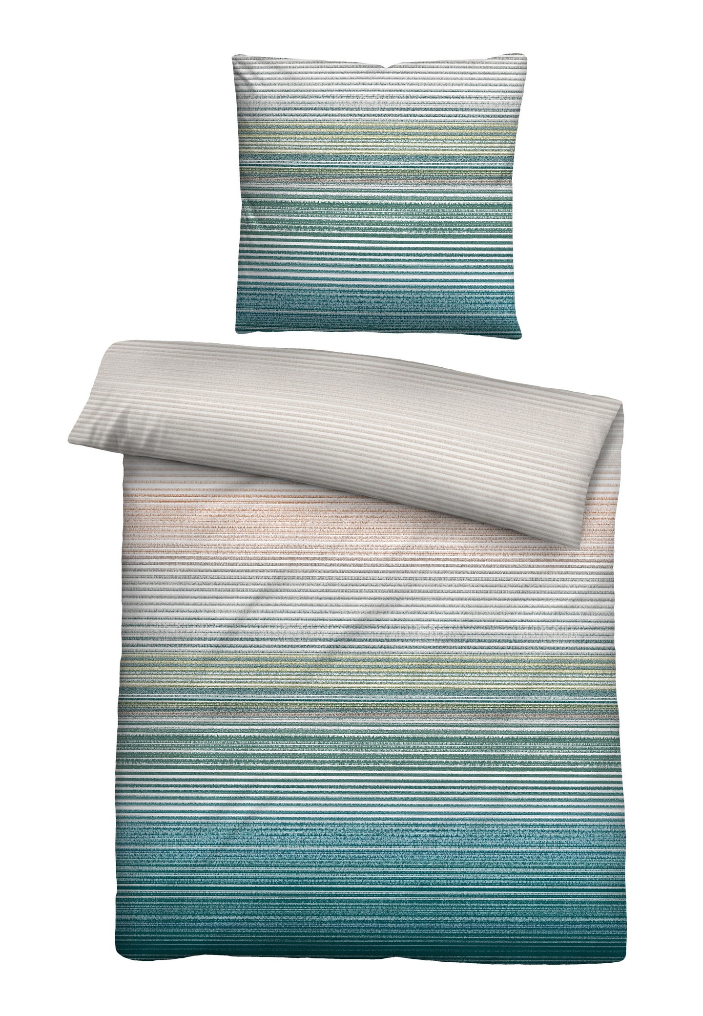 biberna Seersucker Bettwäsche 155x200 cm und 155x220cm + 80x80 cm