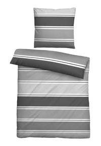 biberna Seersucker Bettwäsche 155x200 cm und 155x220cm + 80x80 cm
