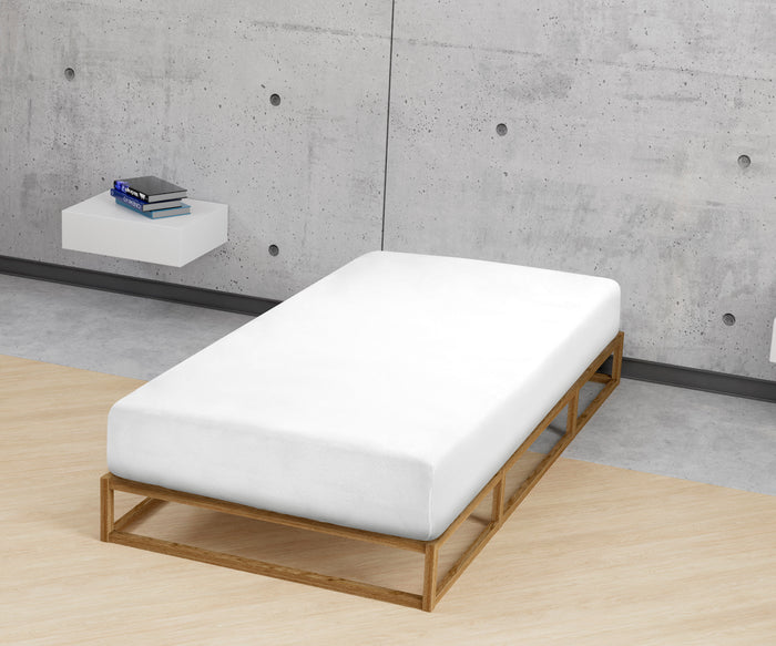 biberna Spannbetttuch 160x200 cm weiss – LILENO Home