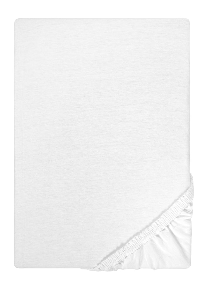 biberna Spannbetttuch 160x200 cm weiss – LILENO Home