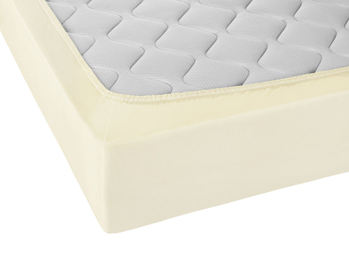 biberna Jersey-Elastic Spannbetttuch 90x190 cm - 100x220 cm