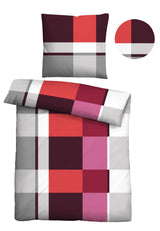 Castell Mikrofaser Seersucker Bettwäsche 155x220 cm + 80x80 cm