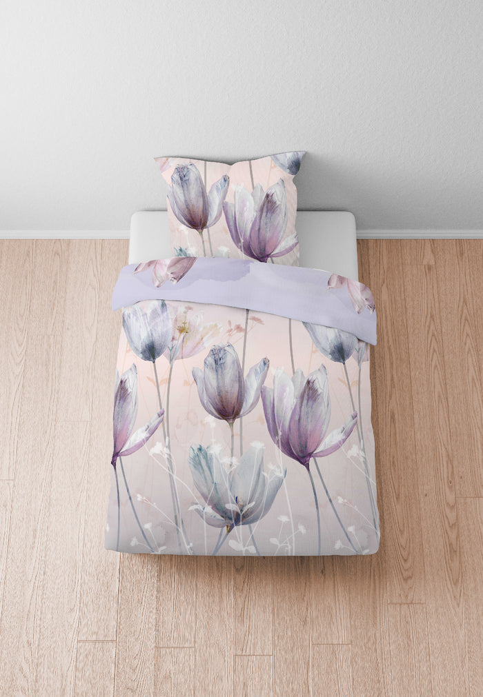 biberna Baumwoll-Satin Bettwäsche 155x200 cm und 155x220 cm + 80x80 cm