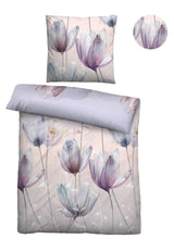 biberna Baumwoll-Satin Bettwäsche 155x200 cm und 155x220 cm + 80x80 cm