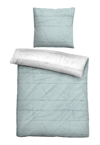biberna Baumwoll-Satin Bettwäsche 155x200 cm und 155x220 cm + 80x80 cm