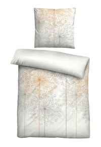 biberna Baumwoll-Satin Bettwäsche 155x200 cm und 155x220 cm + 80x80 cm