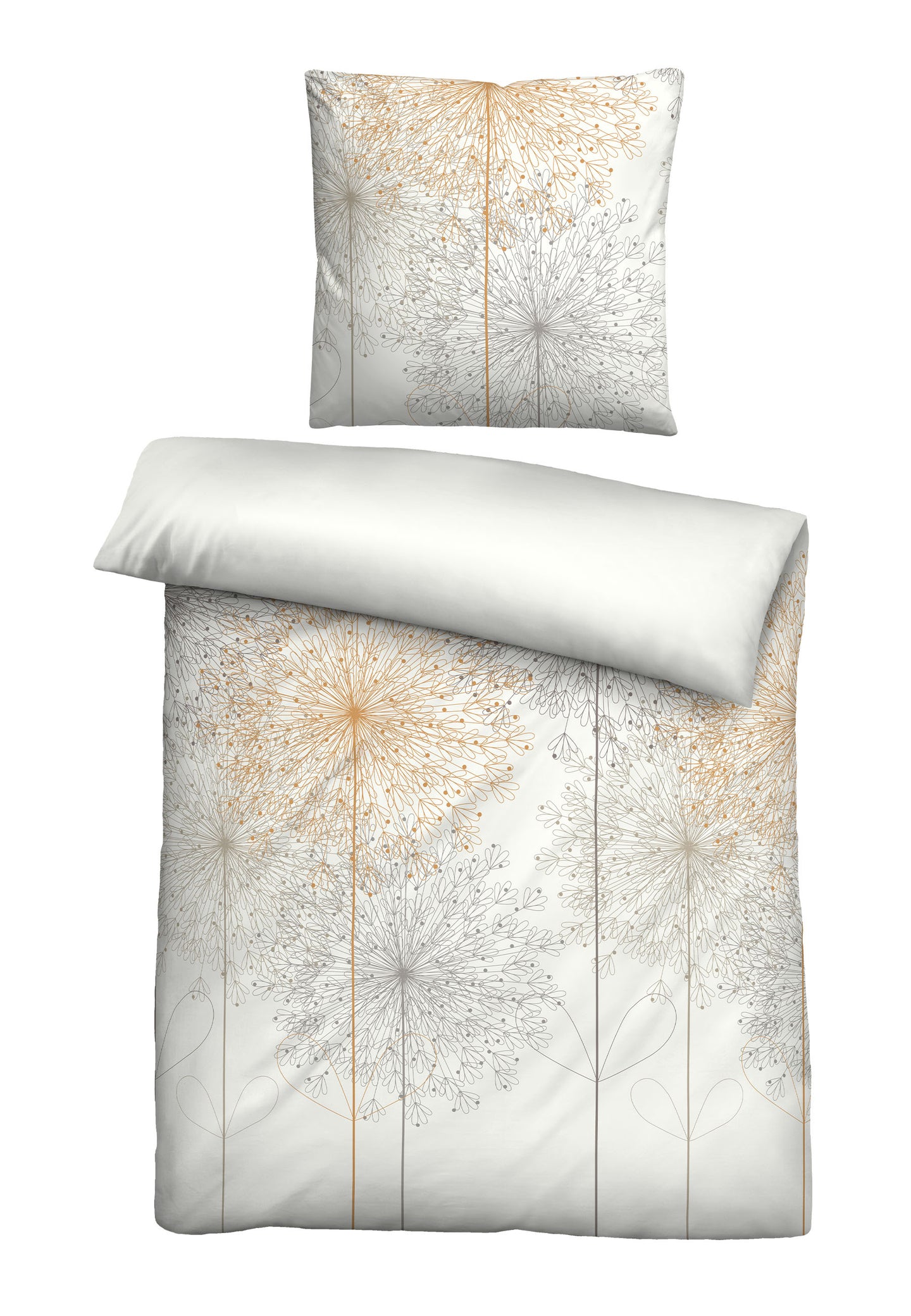 biberna Baumwoll-Satin Bettwäsche 155x200 cm und 155x220 cm + 80x80 cm