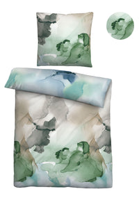 biberna Baumwoll-Satin Bettwäsche 155x200 cm und 155x220 cm + 80x80 cm