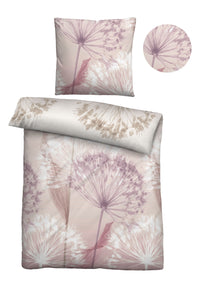 biberna Baumwoll-Satin Bettwäsche 155x200 cm und 155x220 cm + 80x80 cm