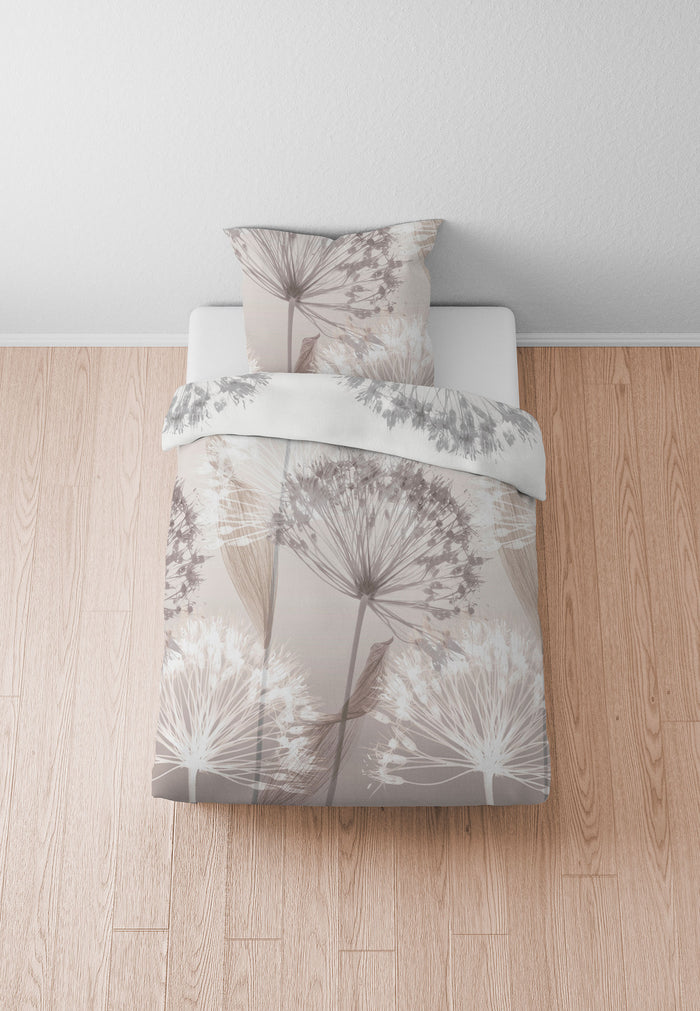 biberna Baumwoll-Satin Bettwäsche 155x200 cm und 155x220 cm + 80x80 cm
