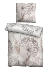 biberna Baumwoll-Satin Bettwäsche 155x200 cm und 155x220 cm + 80x80 cm