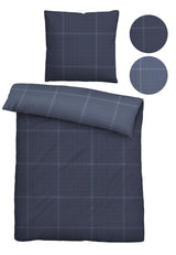 biberna Baumwoll-Satin Bettwäsche 155x200 cm und 155x220 cm + 80x80 cm