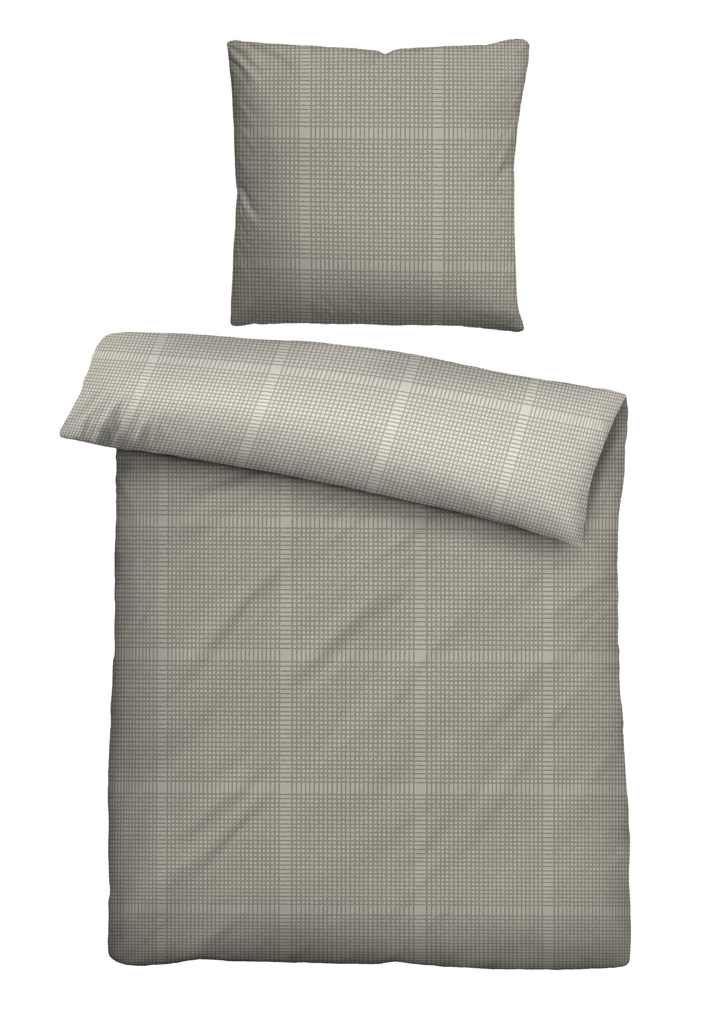 biberna Baumwoll-Satin Bettwäsche 155x200 cm und 155x220 cm + 80x80 cm