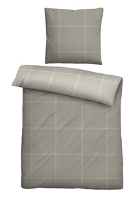 biberna Baumwoll-Satin Bettwäsche 155x200 cm und 155x220 cm + 80x80 cm
