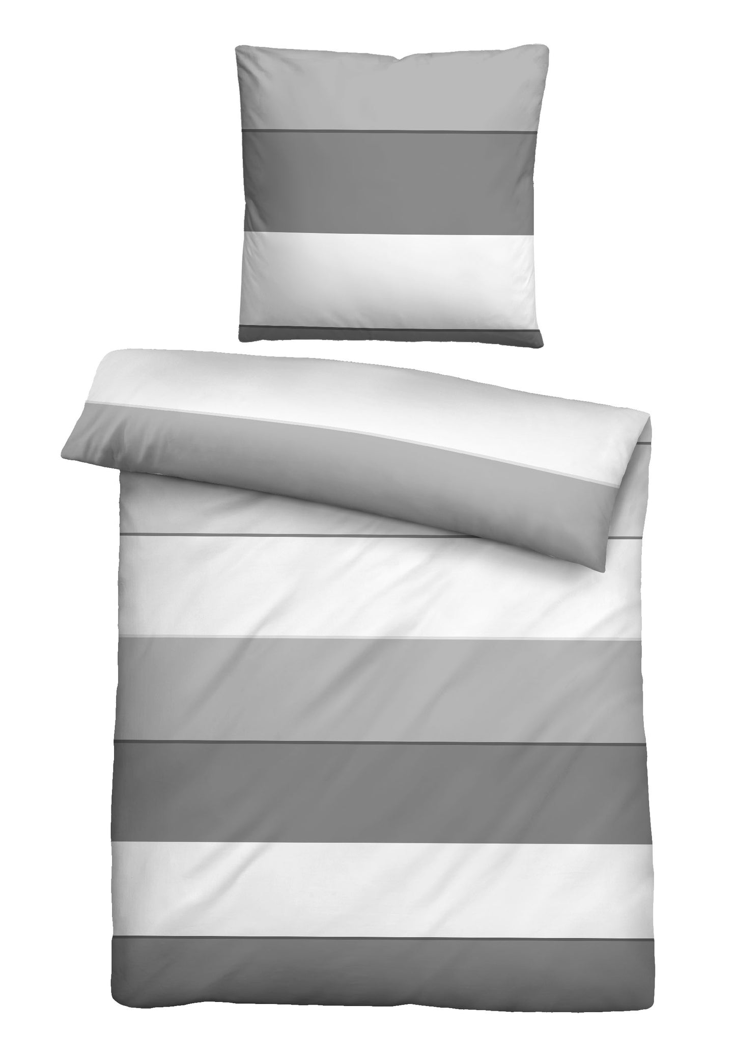 biberna Mako-Satin Bettwäsche 155x200 cm und 155x220 cm + 80x80 cm