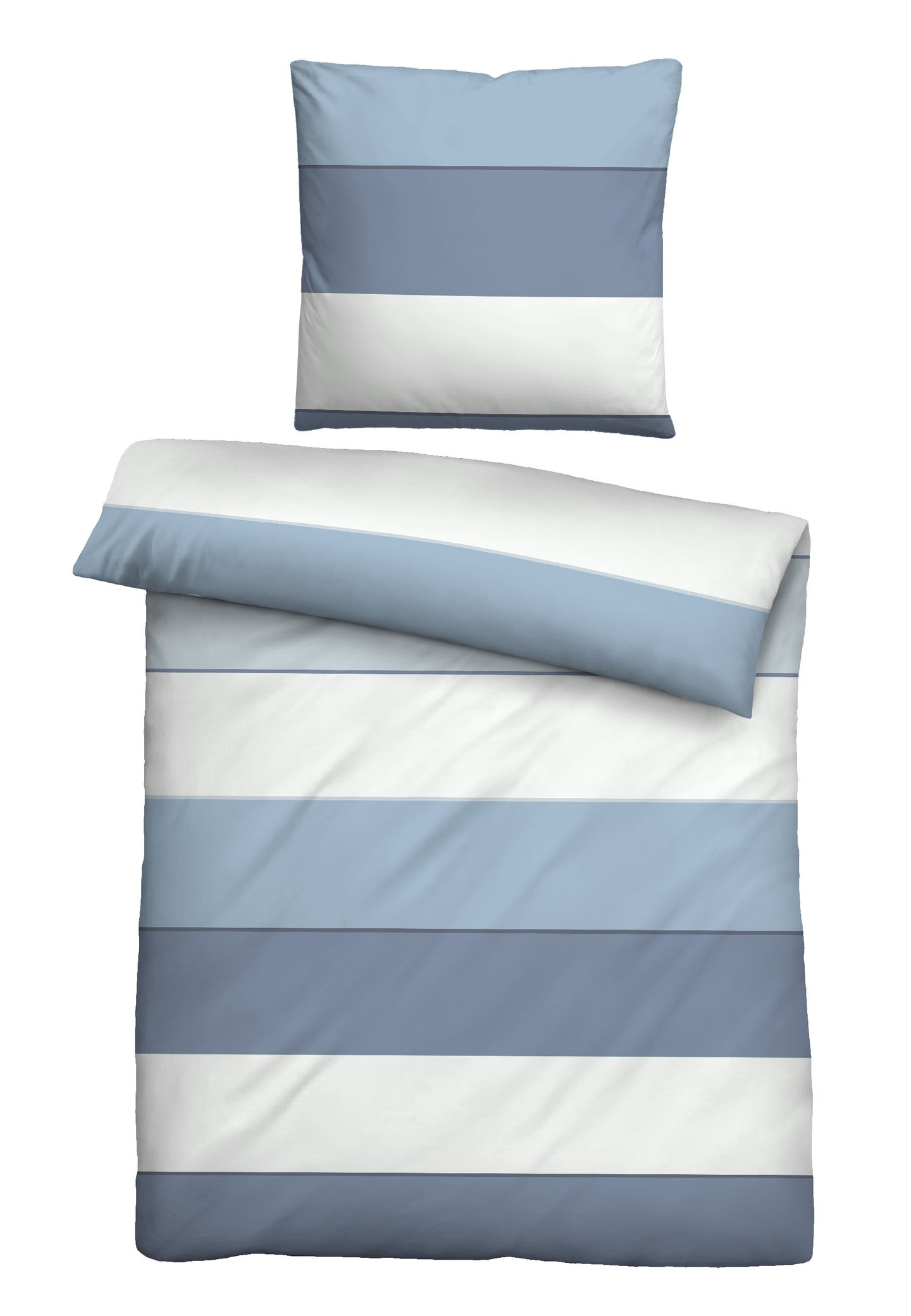 biberna Mako-Satin Bettwäsche 155x200 cm und 155x220 cm + 80x80 cm