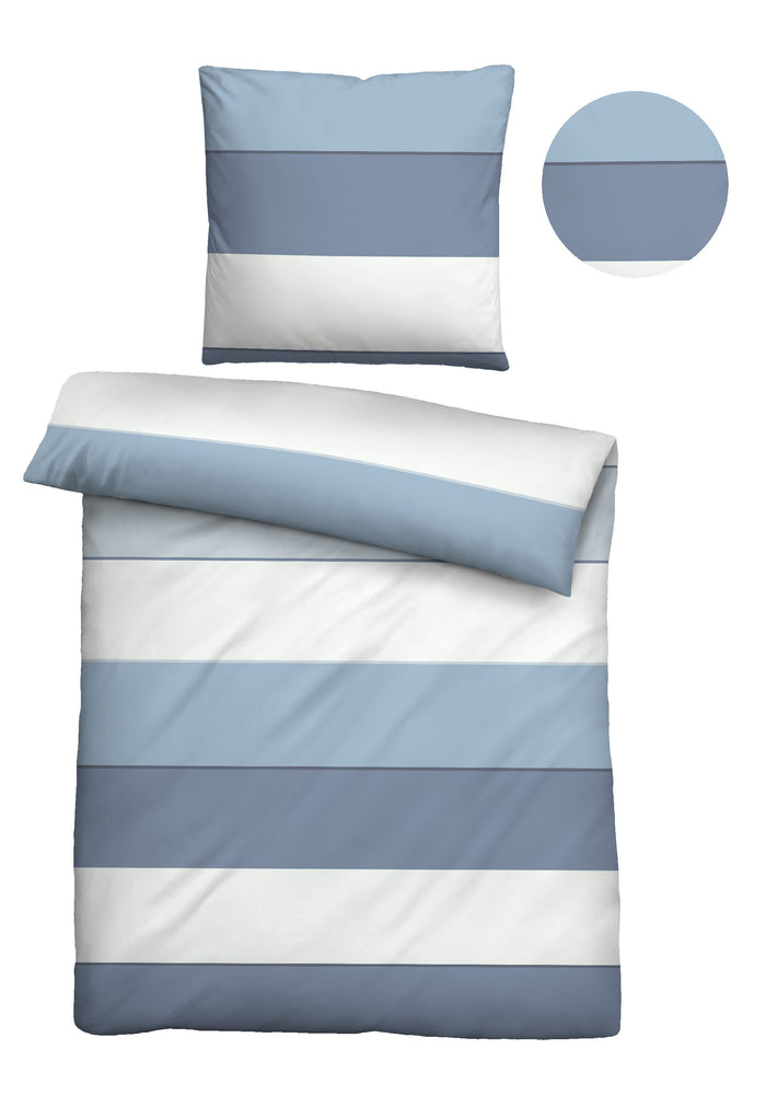 biberna Mako-Satin Bettwäsche 155x200 cm und 155x220 cm + 80x80 cm