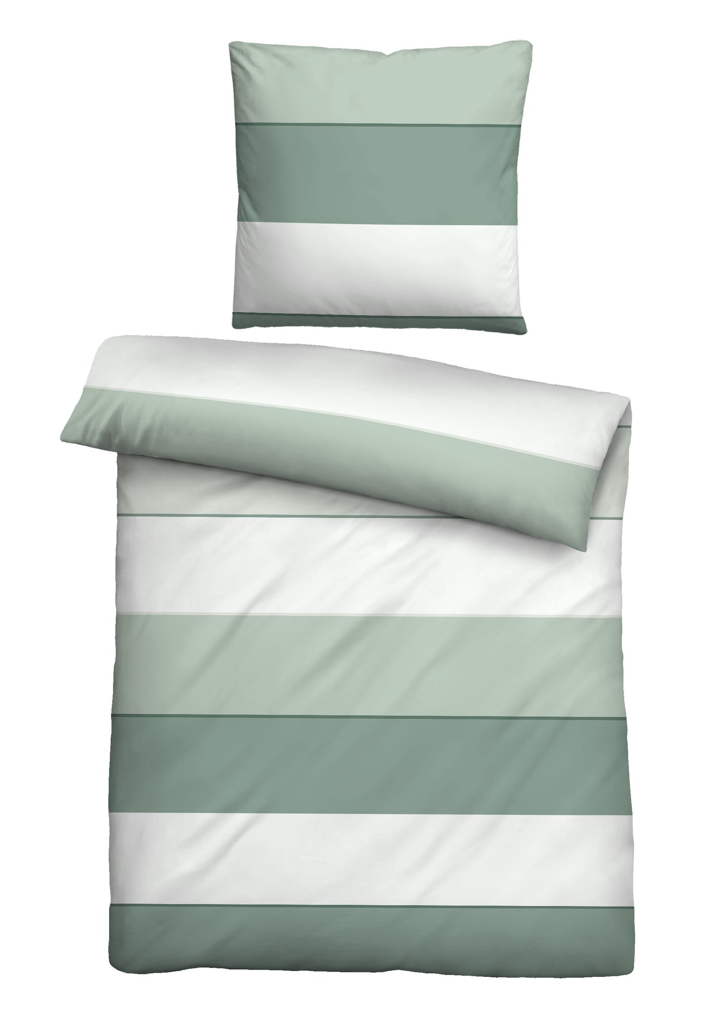 biberna Baumwoll-Satin Bettwäsche 155x200 cm und 155x220 cm + 80x80 cm