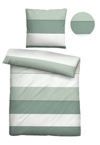 biberna Baumwoll-Satin Bettwäsche 155x200 cm und 155x220 cm + 80x80 cm