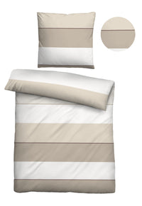 biberna Mako-Satin Bettwäsche 155x200 cm und 155x220 cm + 80x80 cm