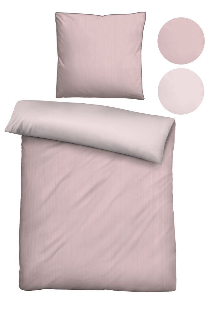 biberna Baumwoll-Satin Bettwäsche 155x200 cm und 155x220 cm + 80x80 cm
