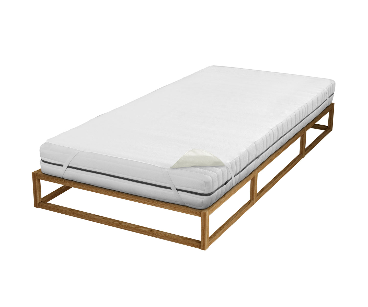 biberna Sleep & Protect wasserundurchlässige Molton-Matratzenauflage