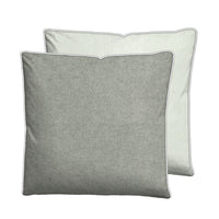 biberna Melange-Flanell Kopkissenbezug 40x40 cm & 40x60 cm