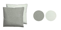 biberna Melange-Flanell Kopkissenbezug 40x40 cm & 40x60 cm