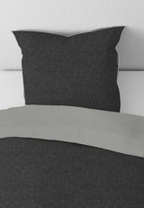 biberna Melange-Flanell Kopkissenbezug 40x40 cm & 40x60 cm