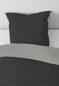 biberna Melange-Flanell Kopkissenbezug 40x40 cm & 40x60 cm