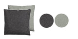 biberna Melange-Flanell Kopkissenbezug 40x40 cm & 40x60 cm