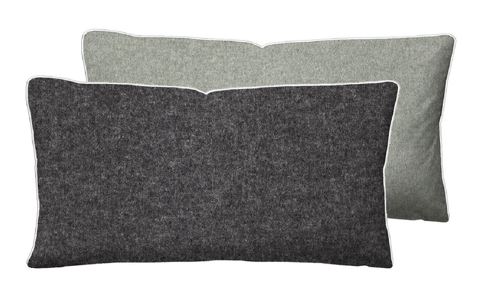 biberna Melange-Flanell Kopkissenbezug 40x40 cm & 40x60 cm