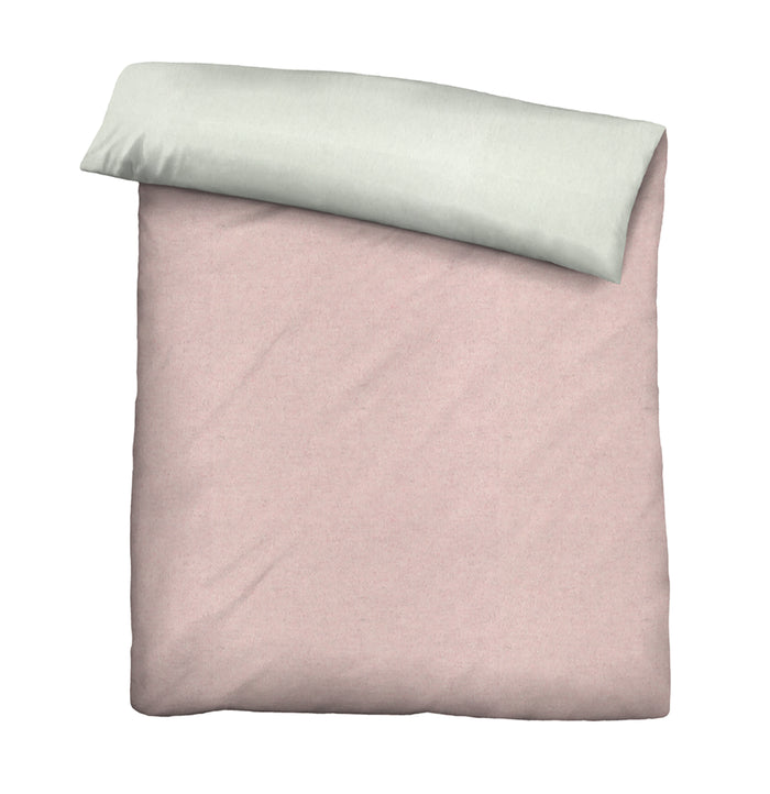 biberna Melange-Flanell Bettwäsche 155x200/220 cm + 80x80 cm