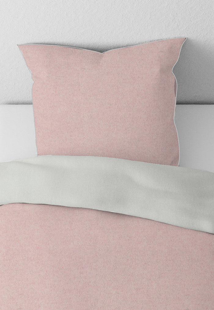 biberna Melange-Flanell Kopkissenbezug 40x40 cm & 40x60 cm