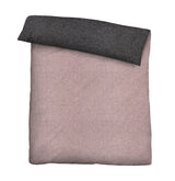 biberna Melange-Flanell Bettwäsche 155x200/220 cm + 80x80 cm
