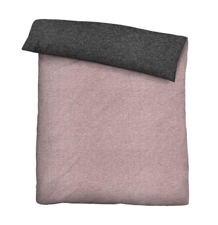 biberna Melange-Flanell Bettwäsche 155x200/220 cm + 80x80 cm