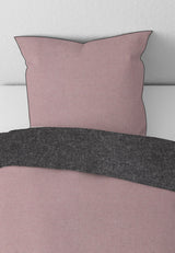 biberna Melange-Flanell Kopkissenbezug 40x40 cm & 40x60 cm