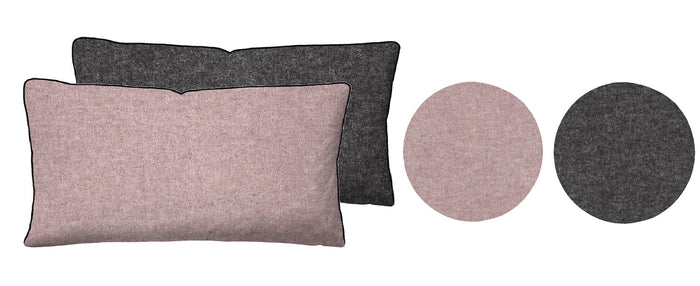 biberna Melange-Flanell Kopkissenbezug 40x40 cm & 40x60 cm