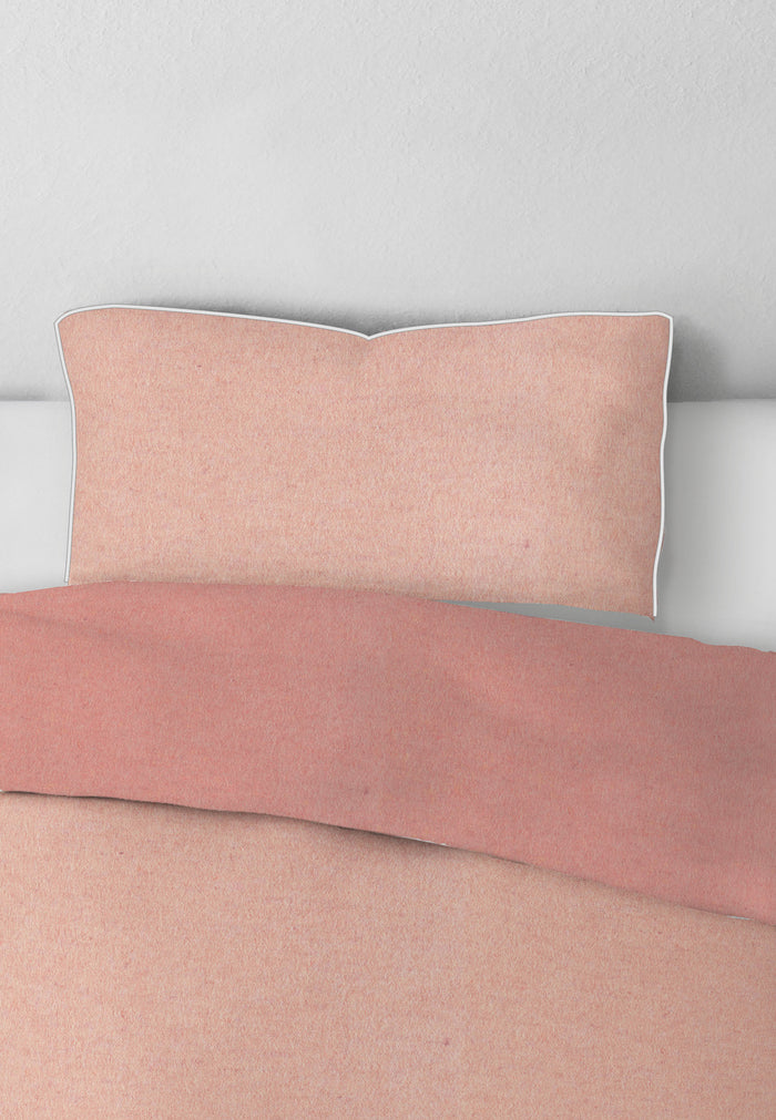 biberna Melange-Flanell Kopkissenbezug 40x40 cm & 40x60 cm